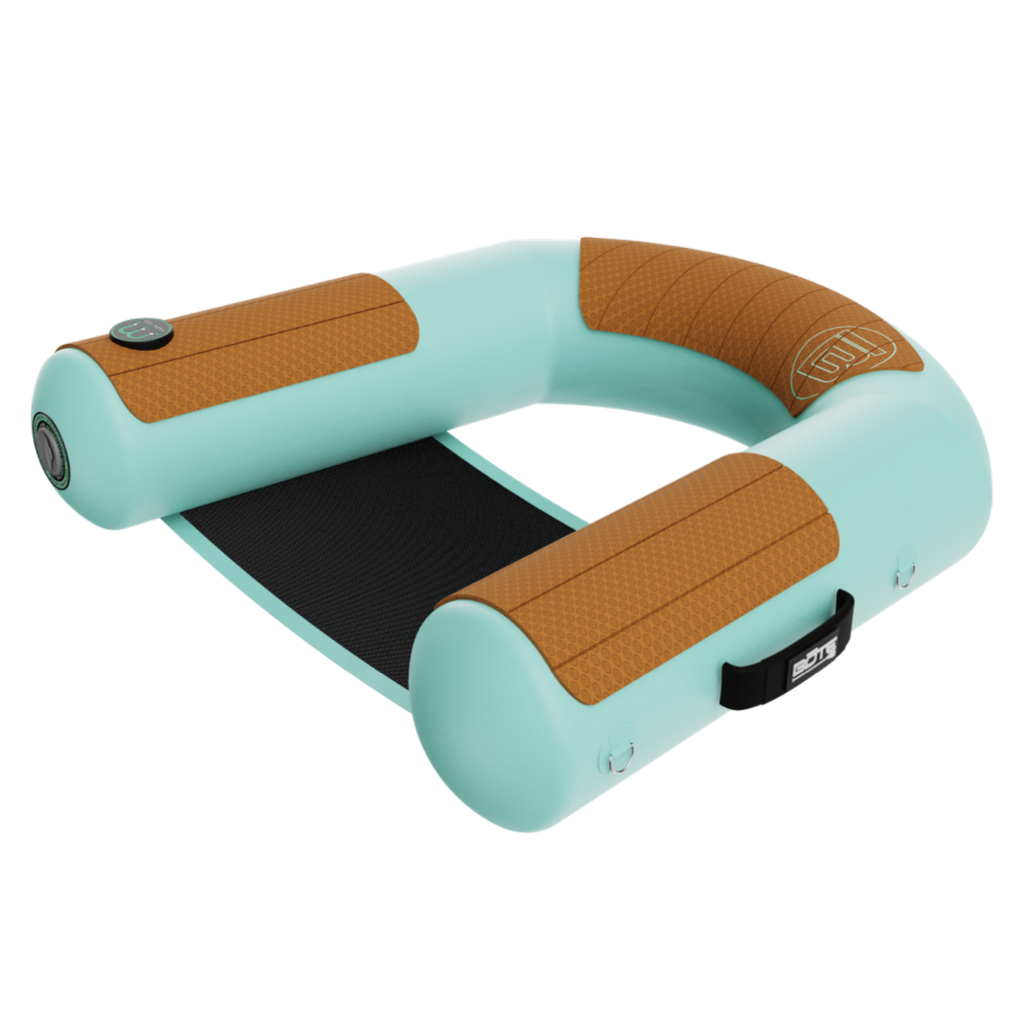 Front angled view of the Inflatable Hangout Sling Chair Classic