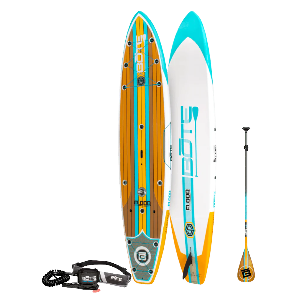 Flood 12' Full Trax Ochre Paddle Board Essentials Package | BOTE