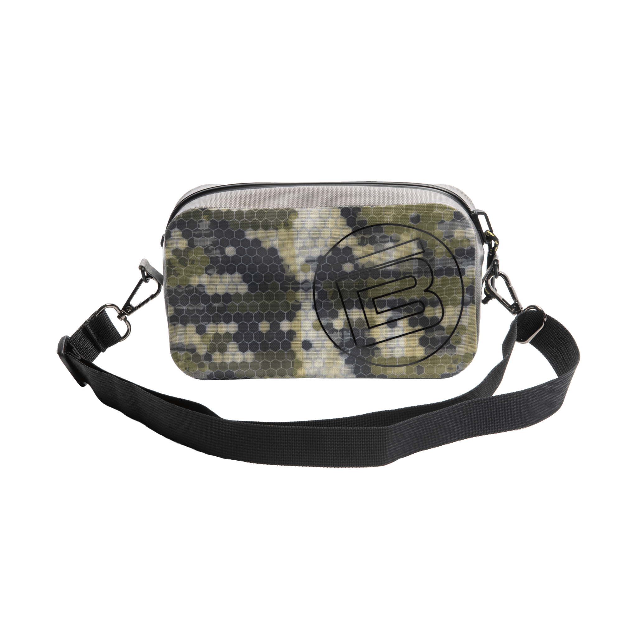 Front view of the Highwater Hitchhiker XL Verge Camo