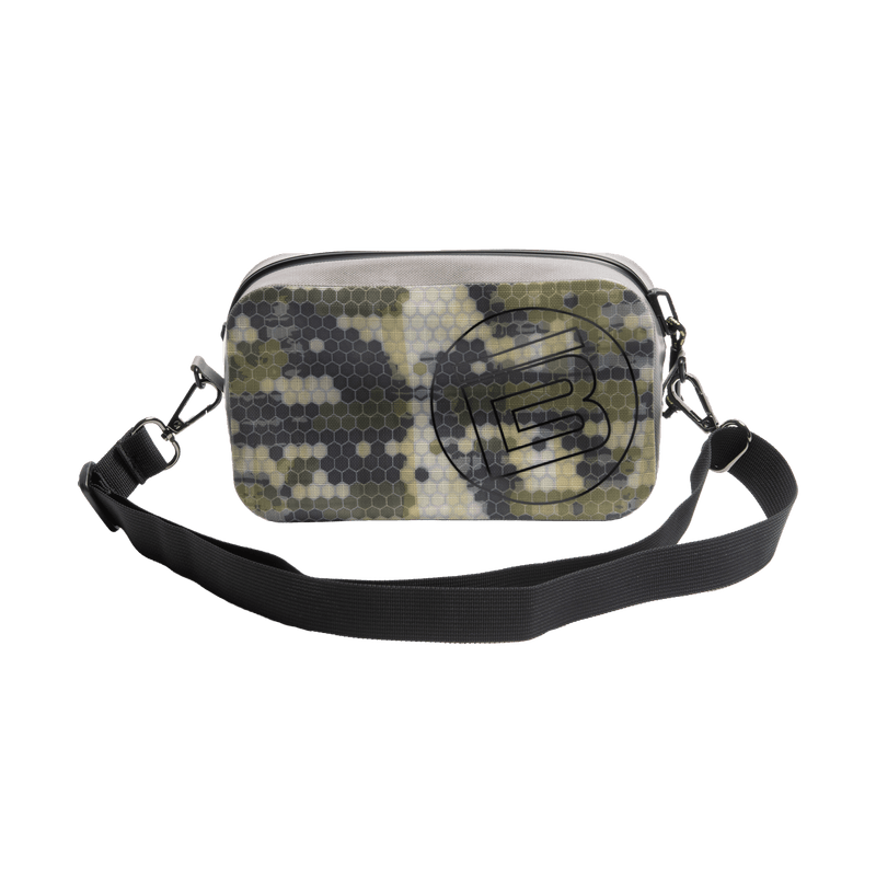 Front view of the Highwater Hitchhiker XL Verge Camo