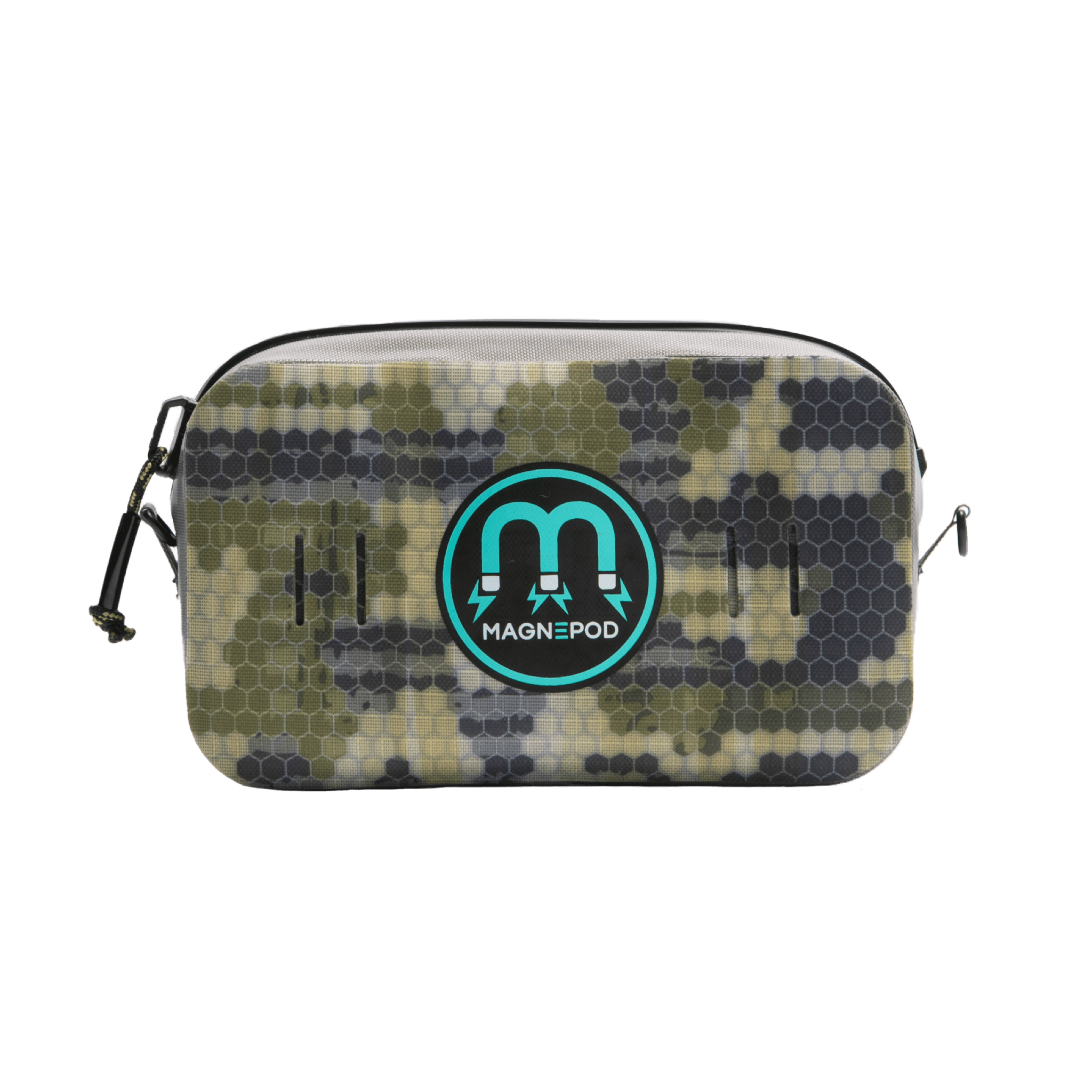 View of the Highwater Hitchhiker XL Verge Camo with MAGNEPOD attachment