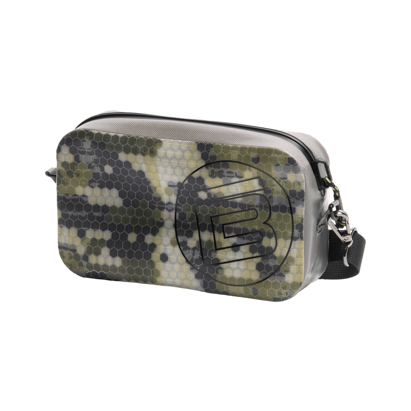 Front angled view of the Highwater Hitchhiker XL Verge Camo