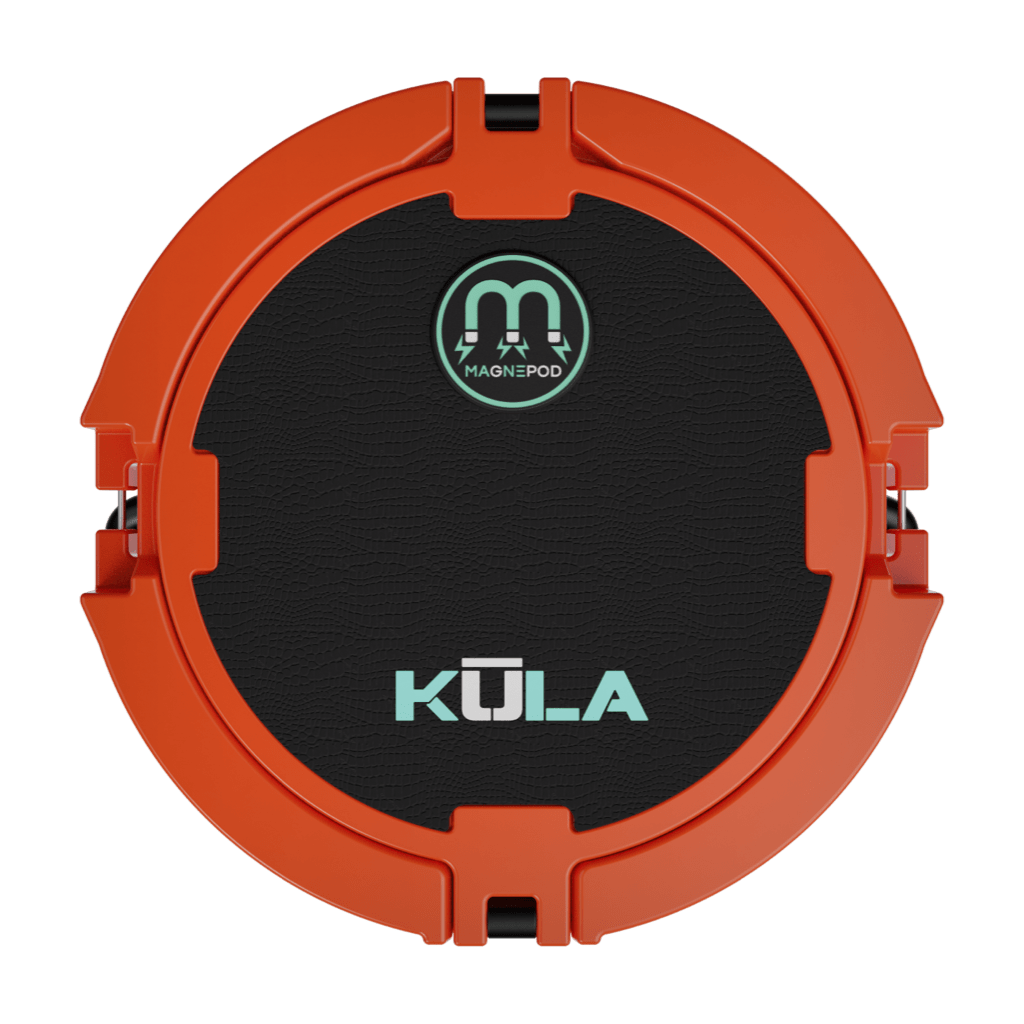 Top view of the KULA 5 MAGNEPOD™ Cooler Sunrise