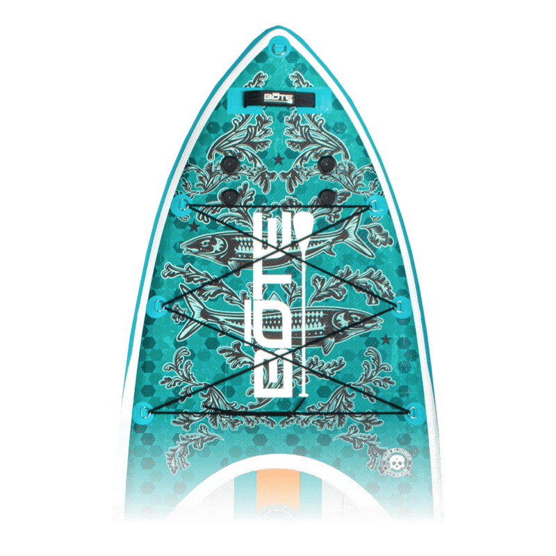 Bote 11'6 HD Aero Inflatable Paddle Board - Full Trax Seafoam